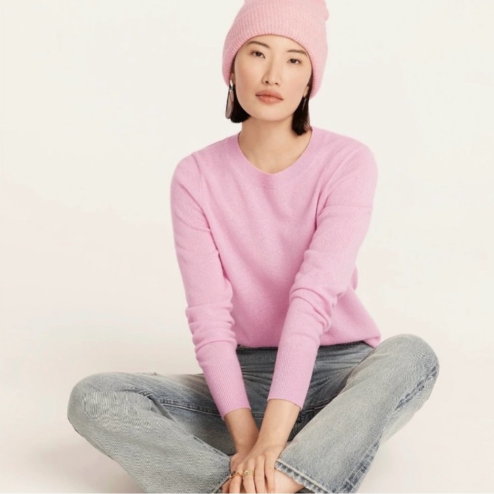 J. Crew Pink Crewneck Sweater